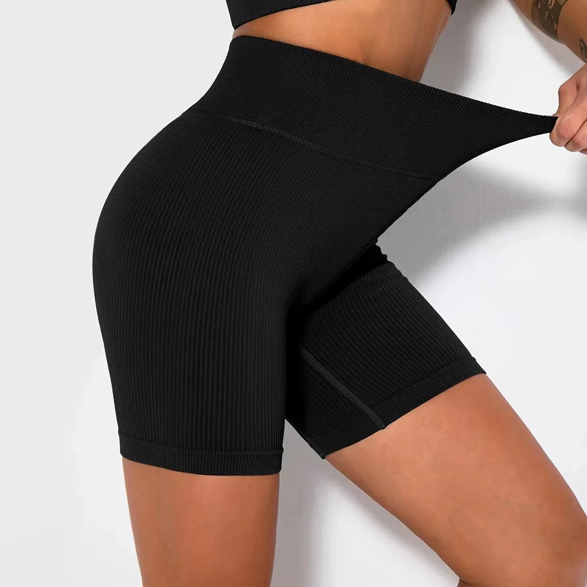 KnitSculpt™ Seamless Push-Up Shorts